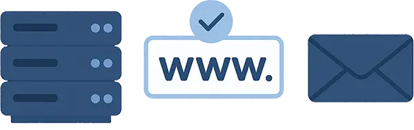 Serveur, nom de domaine, messagerie pro
